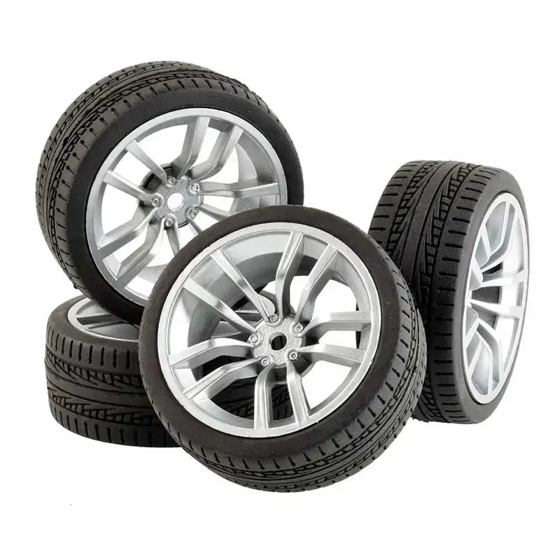 

64mm for Tamiya TT01 TT02 XV01 TA06 PTG-2 HPI WR8 Kyosho HSP 1/10 RC Racing Car Tires On Road Touring Drift Car Tyre Wheel