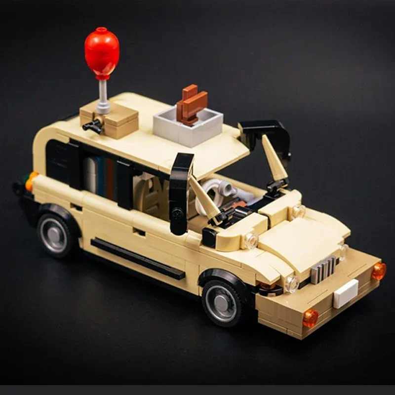 Moc ビルディングレンガシティカーモデルローバーヴィンテージカーテクノロジーモジュラーブロックホリデーギフトおもちゃ子供のための DIY セットアセンブリ