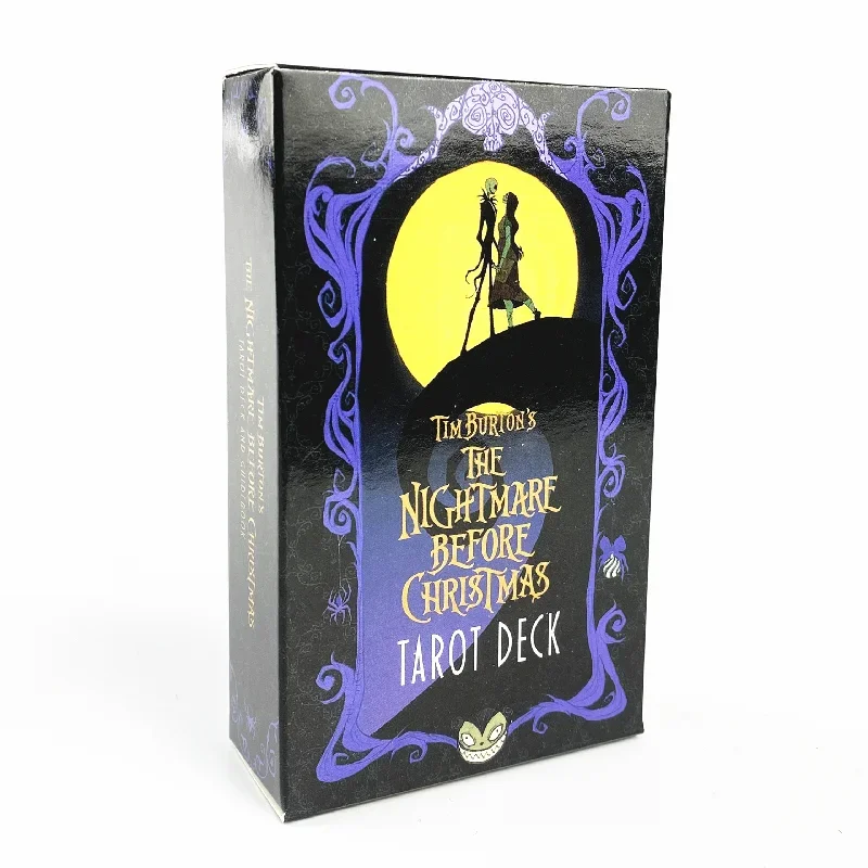 The Nightmare Before Christmas Tarot Deck dan PDF papan panduan permainan ramalan Stud the Future