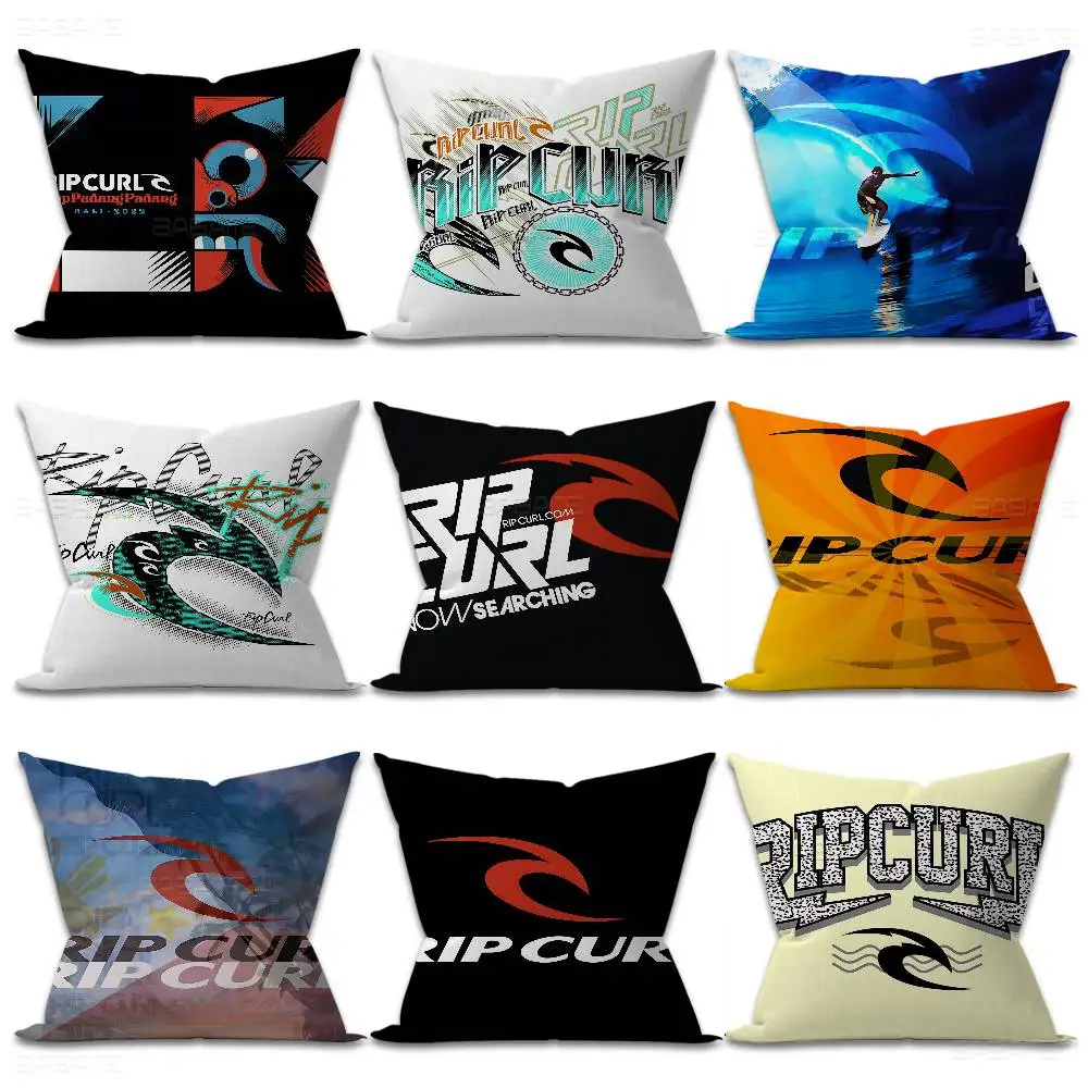 R-Rip C-Curl Logo Personalized Pillow Dust Cover Bedroom Kids Party Decoration Pillowcase Birthday Children Gift