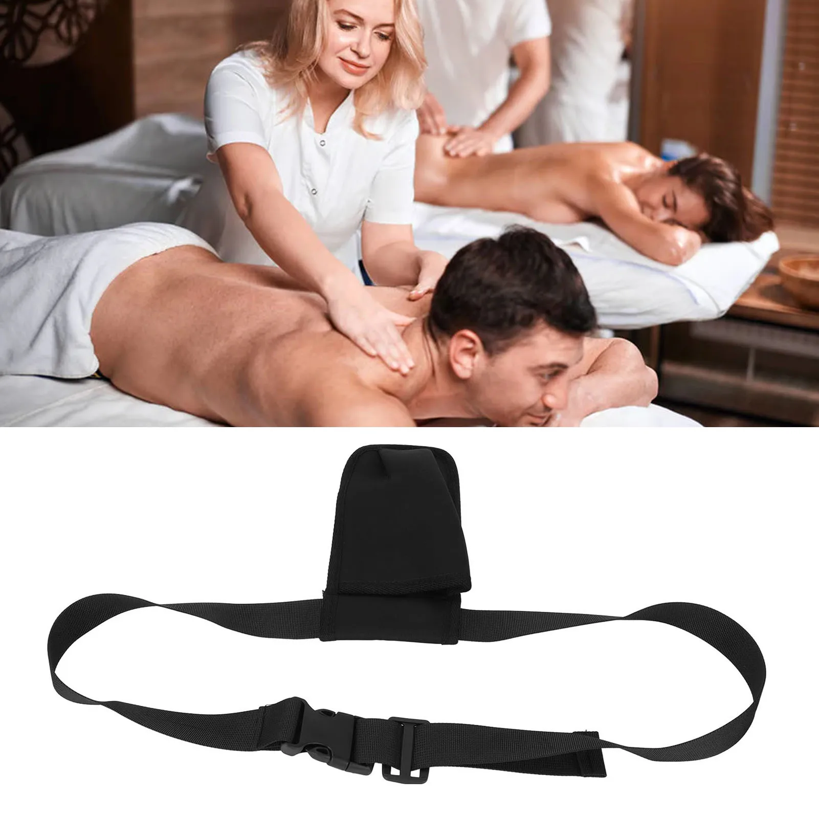 Adjustable Length Single Massage Bottle Holster Belt Portable Massage Oil Lotion Essential Dispenser Holder Nylon Waist Belt New