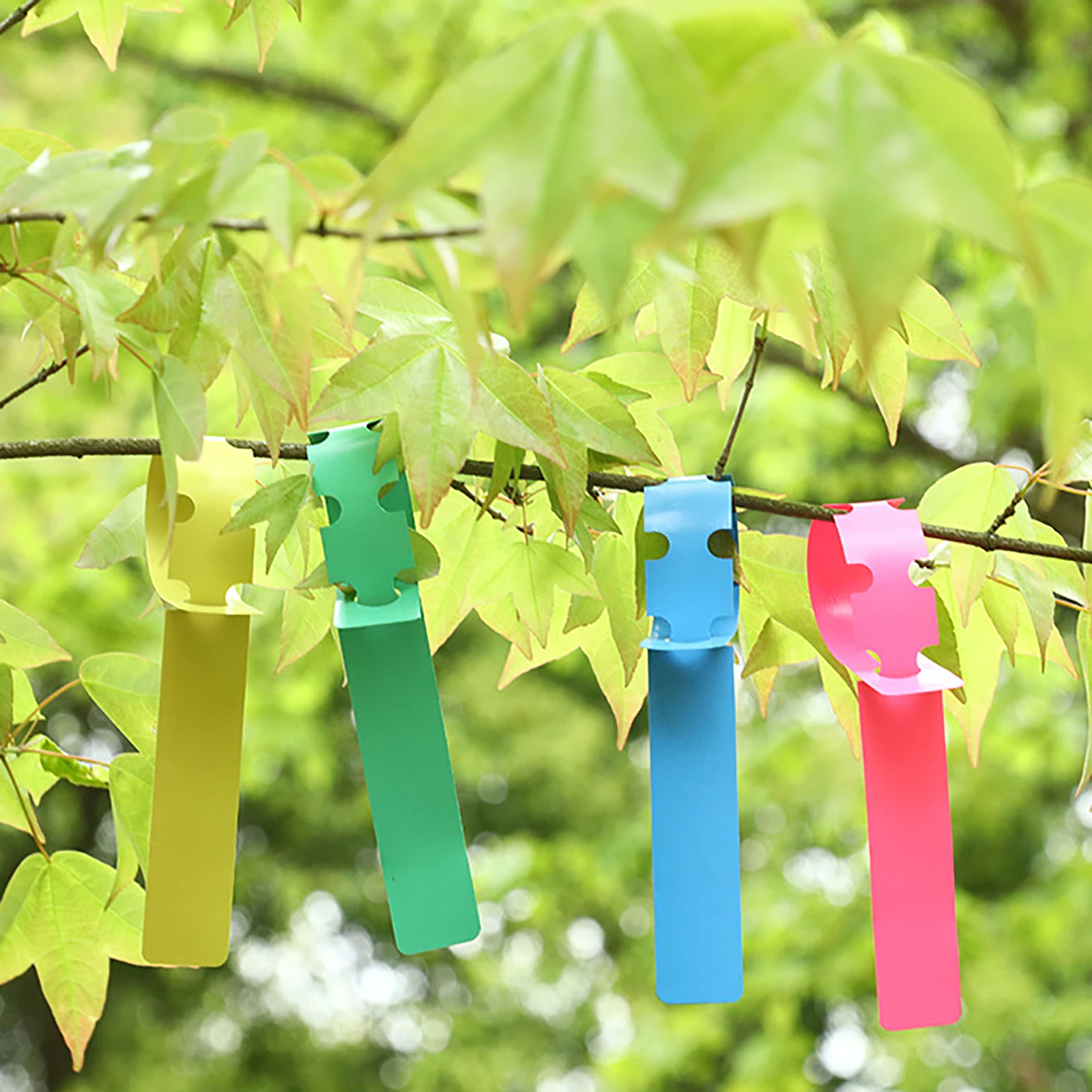 Garden Plant Labels Plastic Durable Waterproof Nursery Gardening Plants Hanging Tags Sapling Fruit Trees Marker Signs 200 Pcs