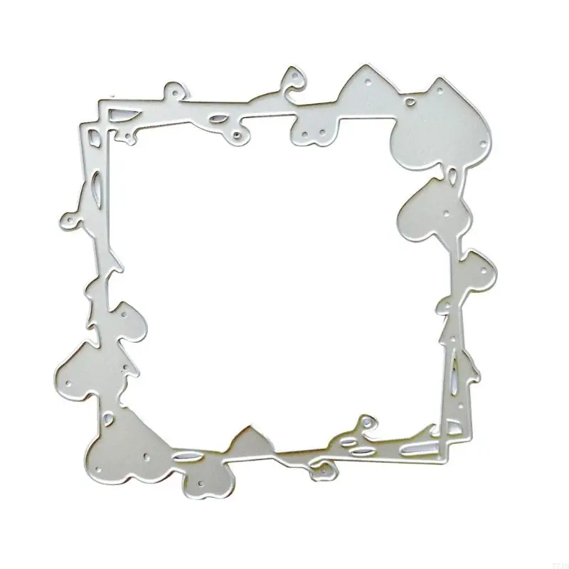 77JB Heart Frame Die Die Mede Marco corazón Corte metal Minitos Diy Craft Scrapbooking