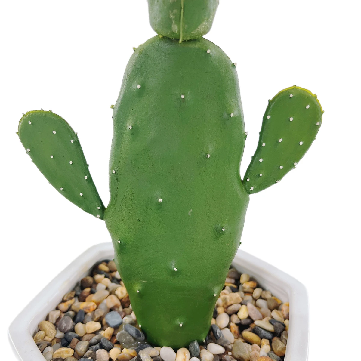 95cm Large Cactus Artificial Plants Succulents With Stone And Ceramic Flower Pot Home Decoration Garden Office Fake Plant Potted