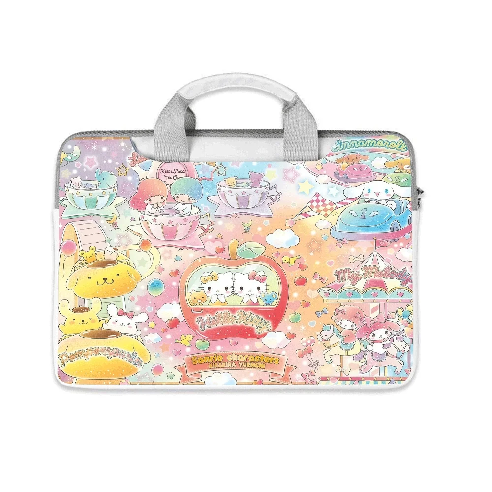 

Портативная сумка-чехол Hello Kitty Kuromi для ноутбуков Macbook 12, 13, 14, 15.6, 16 дюймов, Macbook Air, Asus, Huawei – идеальный подарок на праздники