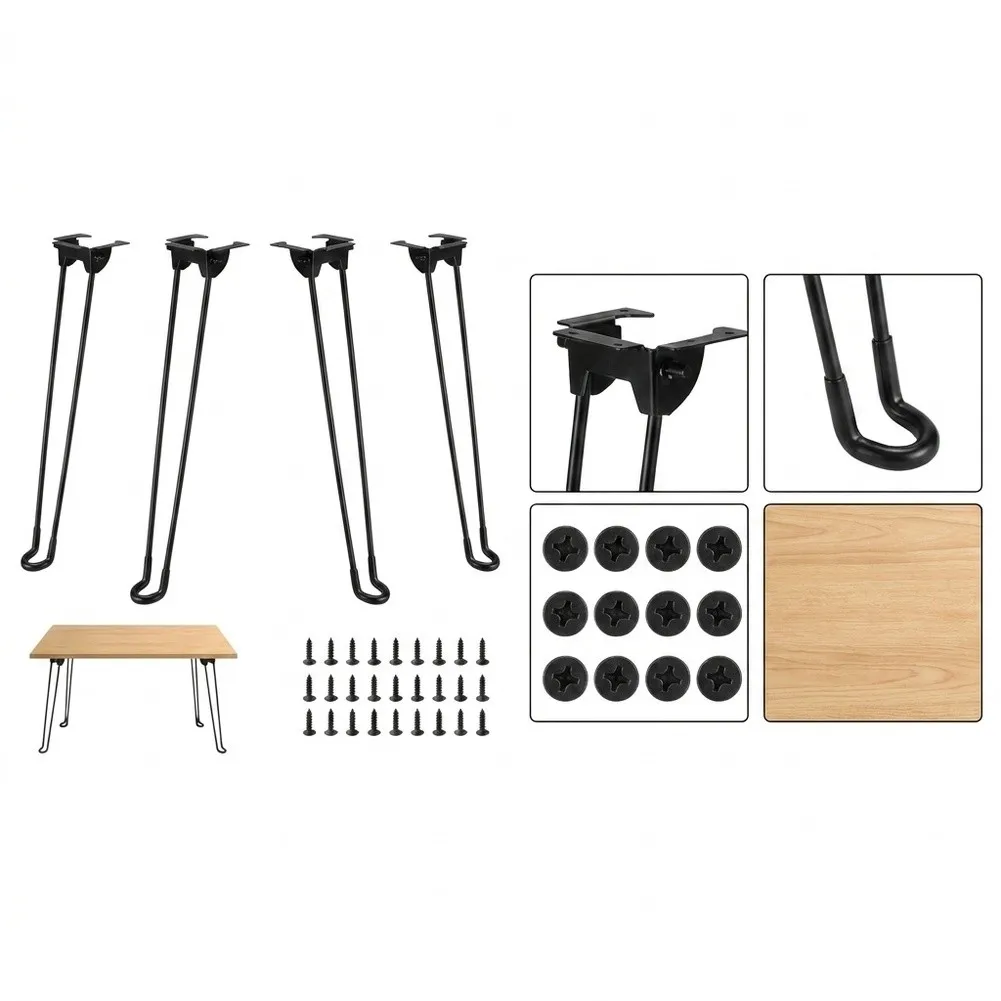 For Camping Foldable Table Legs Camping Table Frame Treated Metal Construction Weatherproof Metal Build For Camping
