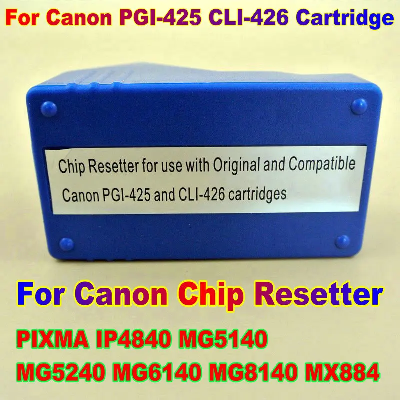 

Сброс чипа для Canon PGI-425 CLI-426, сброс чипа картриджа для Canon PIXMA IP4840 MG5140 MG5240 MG6140 MG8140 MX884, принтер