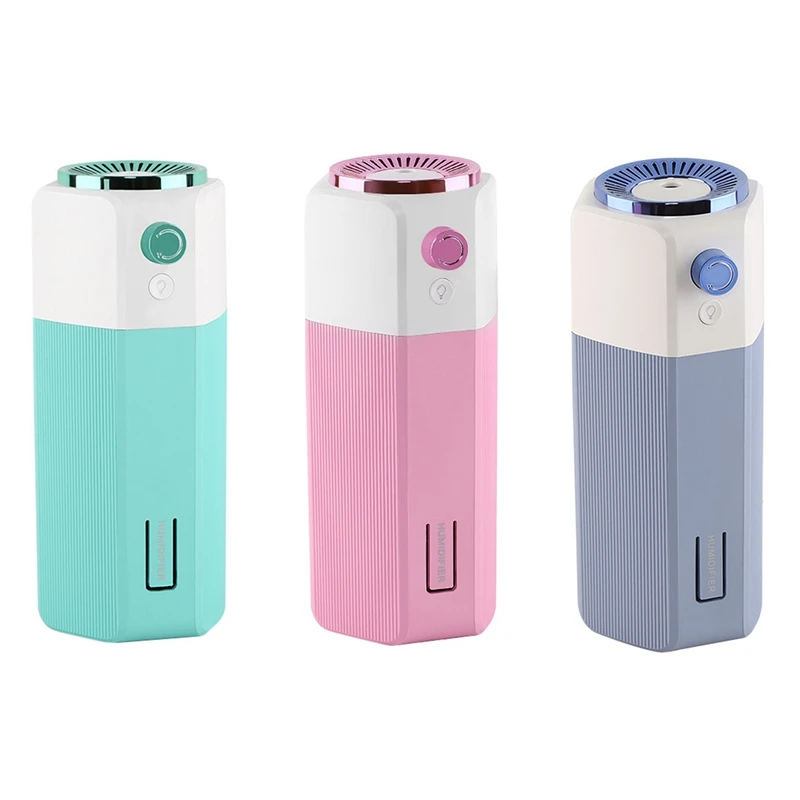 

Portable USB Mini Air Humidifier Rotary Switch Atomizer Home Office Desktop Car Air Freshener Mist Sprayer