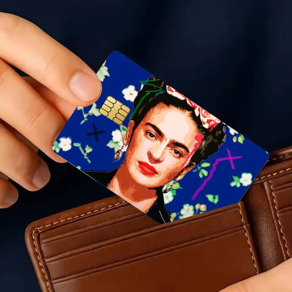 F-Frida-s K-Kahlo-g Art Sticker Film Tape Skin for Credit Card Debit Card Waterproof Stickers