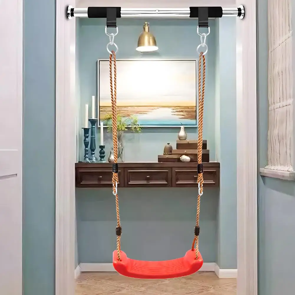 Kids Swing Seat with Adjustable Rope Accessories Heavy Duty Non-slip Children Playground Garden Yard Patio Hanging Swing Set