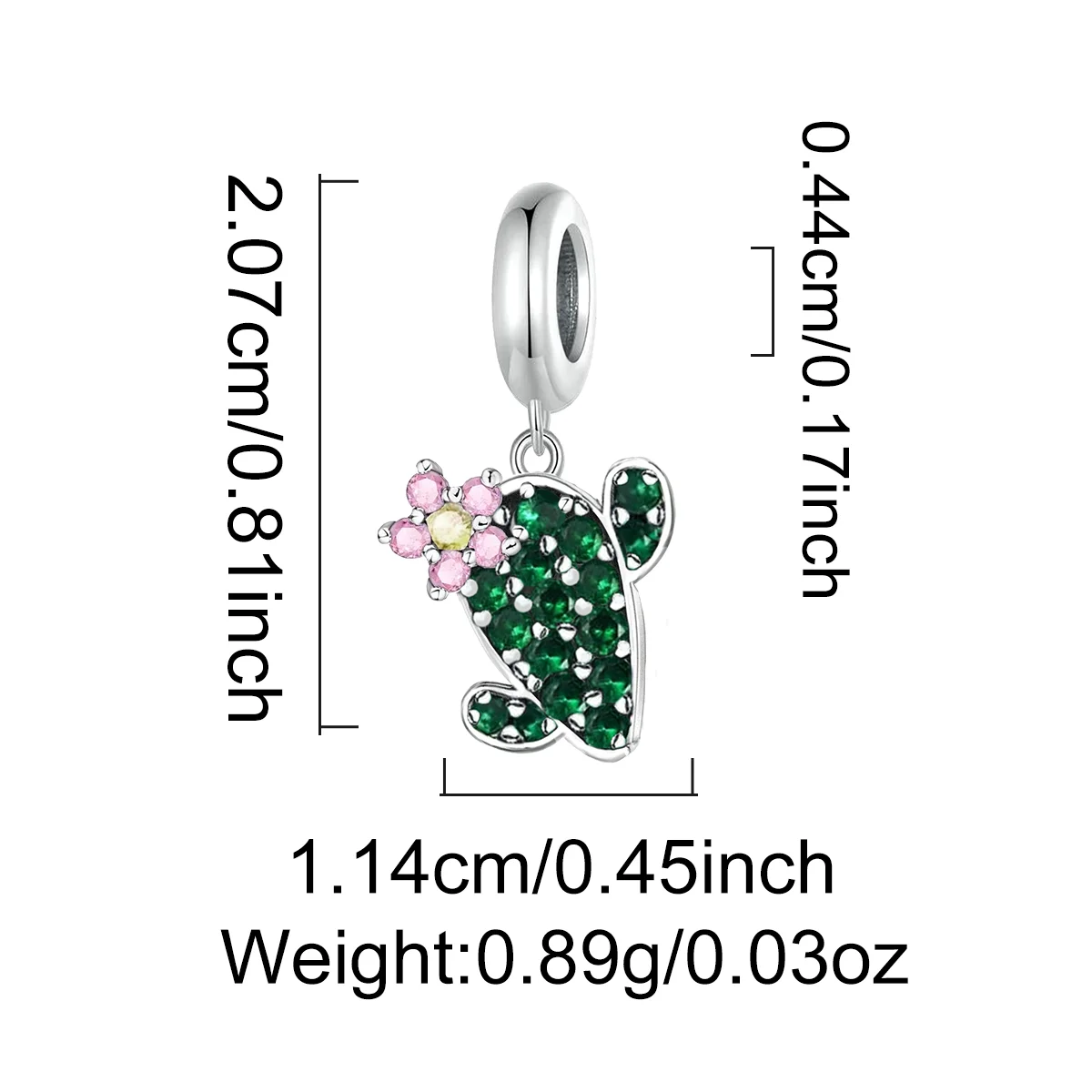 925 Sterling Silver Personalized Fashion Plant Flower Fit Diy Charms Beads  Necklace Making Gift Of High Quality Fine Jewelry