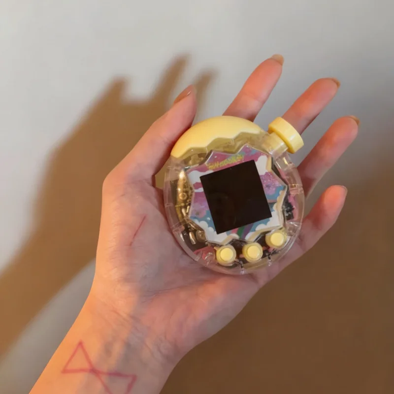 Parti di ricambio Tamagotchi Paradise - Serie gialla (guscio anteriore, guscio posteriore, pulsanti)