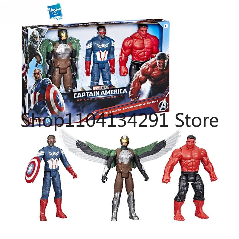 

Original Hasbro Marvel Legends 6-inch Action Figure: Captain America, Falcon, and Hulk – Birthday Gift, Model, Toy