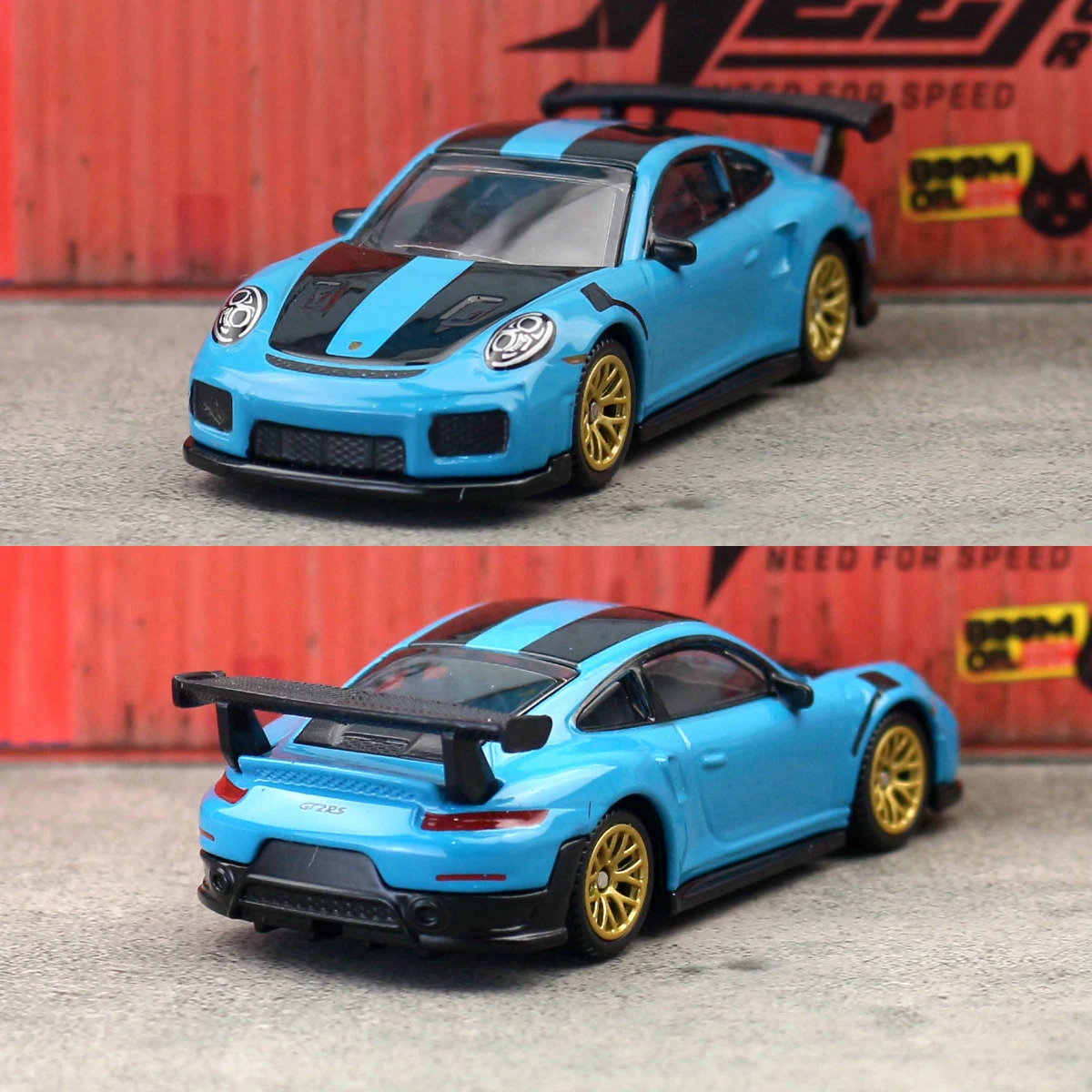 1/60 Porsche 911 GT2 RS Toy Car Model CCA MSZ 1:64 Diecast