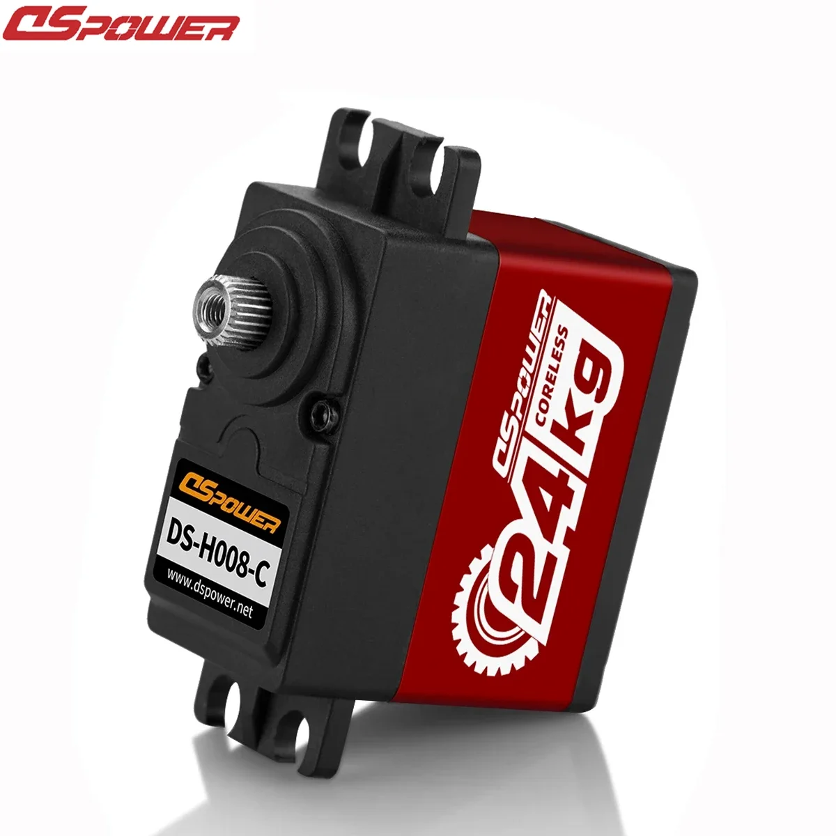 Dspower-防水カーサーボ,高速モーター,ブラシレスメタルギア,デジタルサーボ,高トルク,Trx 1/8 1/10, 24kg