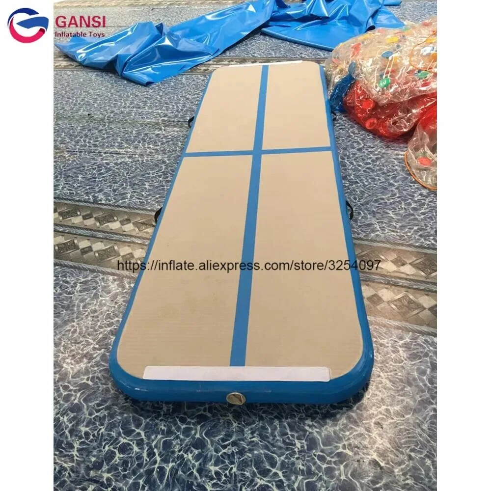

New Design 4*1*0.2M Outdoor Inflatable Fabric Gymnastics Equipment Tumbling Gym Mat For Adult Promotion Air Inflatable Track
