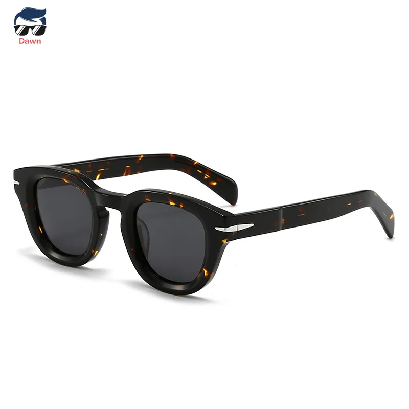 

Новинка 2024 года, поляризационные солнцезащитные очки в стиле ретро, квадратные ацетатные очки для мужчин и женщин, минималистичный легкий роскошный стиль с элитным ощущением