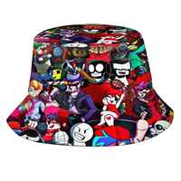 Friday Night Funkin Characters Fnf Game Sun Cap Fisherman Hat Bucket Hats Friday Night Funking Fnf Halloween Gaming Games Gamer