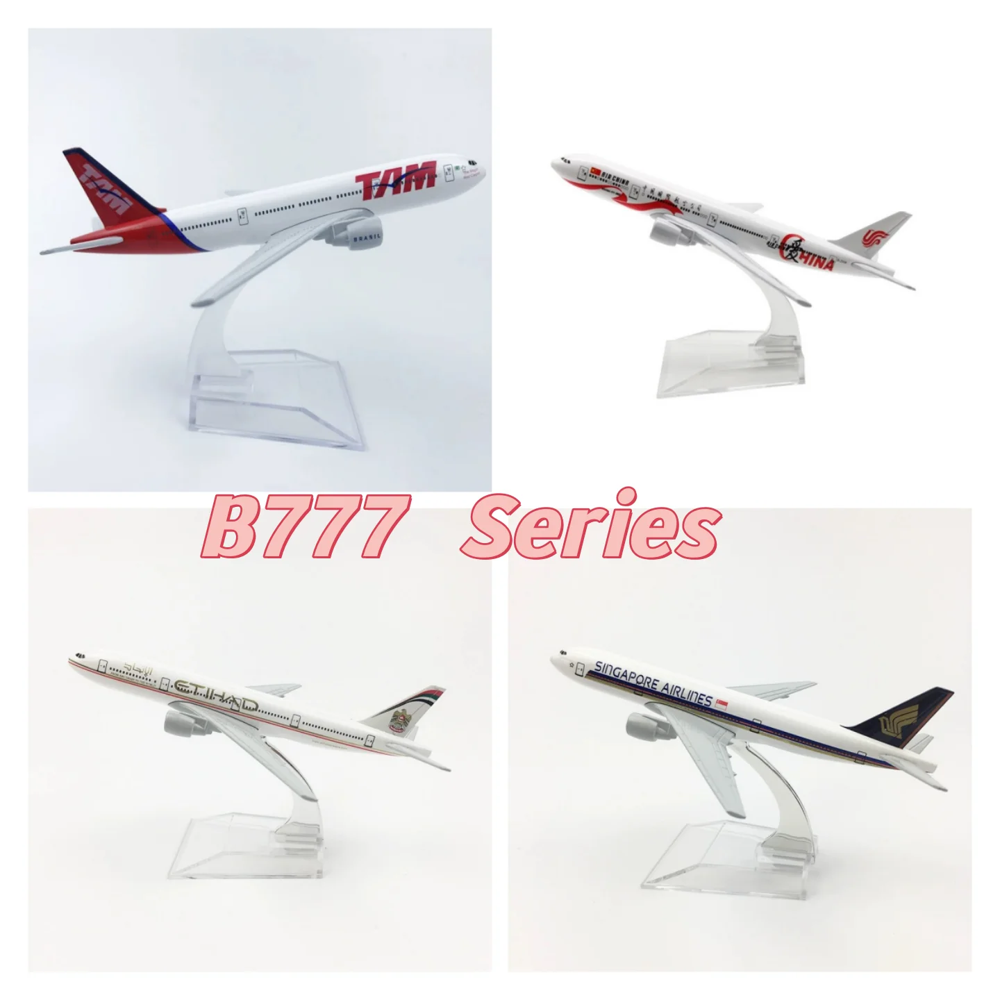 

Металлическая модель самолета Boeing 777 серии 16CM Airways, масштаб 1:400, с подставкой, коллекционный подарок для авиационных энтузиастов.