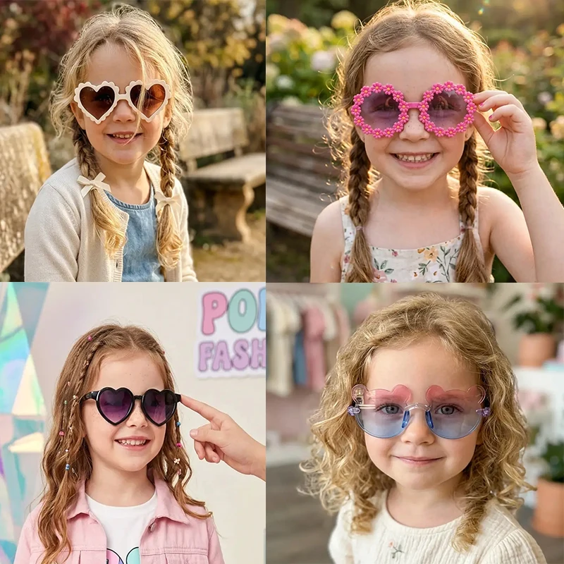 1/4/8Pcs Boy Girl Cute Bear Fr - Kids Outdoor Frame recension och pris