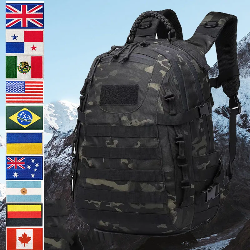 Outdoor Hiking Tactical Camouflage Man Military Army Molle Rucksack Outdoor Camping Trekking Hiking Hunting Climbing Bag Mochila