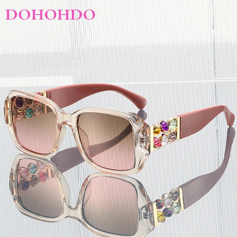 

Luxury Brand Designer Personality Nglasses Men Fashion Square Frame Eyeglass Female Traveling Driving Shades UV400 Lunette Femme