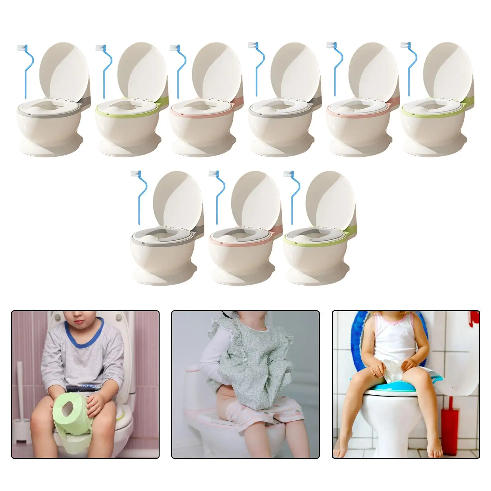 Baby Potty Toilet Includes Cleaning Brush Kids Potty Chair Infants Kids