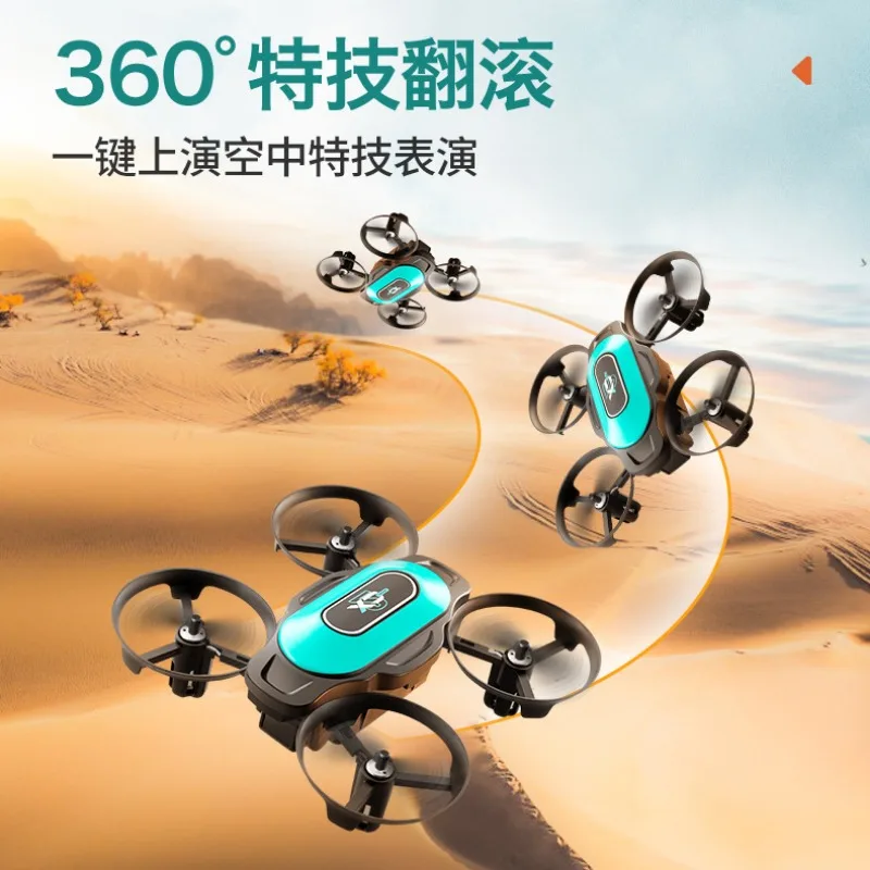 XD2 Mini Drone 2.4G Remote Control Headless Mode 4-channel 6-axis Quadcopter Protective Air Pressure Fixed Height Aircraft Toy