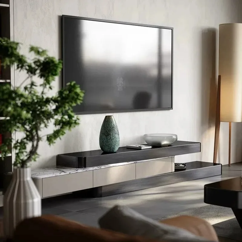 Unique Extendable Tv Cabinet Modern Luxury Design Bauhaus Stand Monitor Support Floor Mesa Para Televisor Furniture