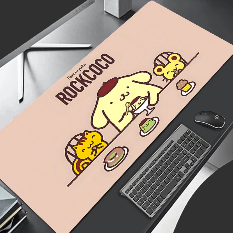 Moda mouse pad bonito dos desenhos animados grande gaming mousepad 900x400 grande teclado tapete de mesa à prova dwaterproof água para computador portátil mouse pads