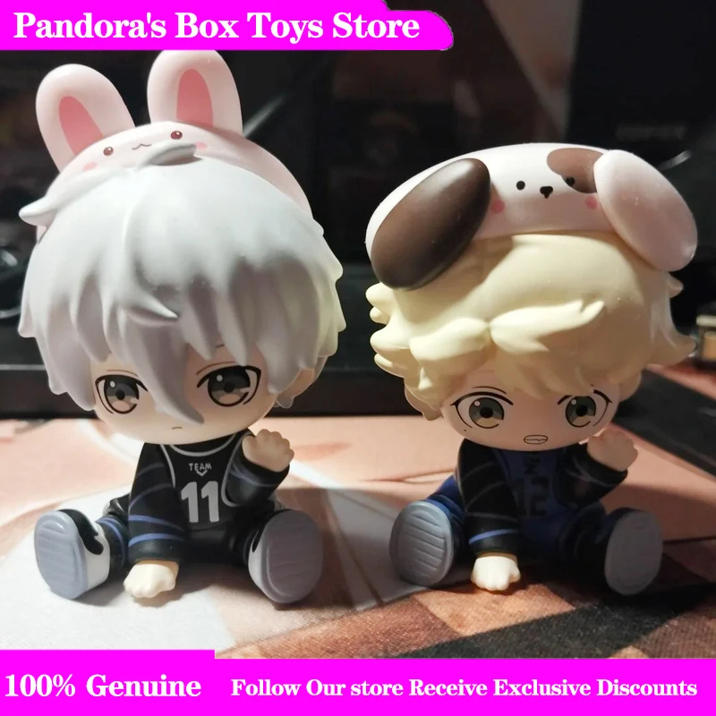 

New Spot Original Mlwm Blue Lock Cute Toy Series Blind Box Q Version Kiyomizu Ichi Ito Shin Figure Model Figurine Doll Toy Gift