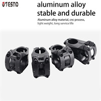 TESNO Bike Stem Road MTB  Handlebar Stem 31.8mm Fork 28.6mm CNC Aluminum Alloy Bike Parts High-strength Short Bike Stem Cycling