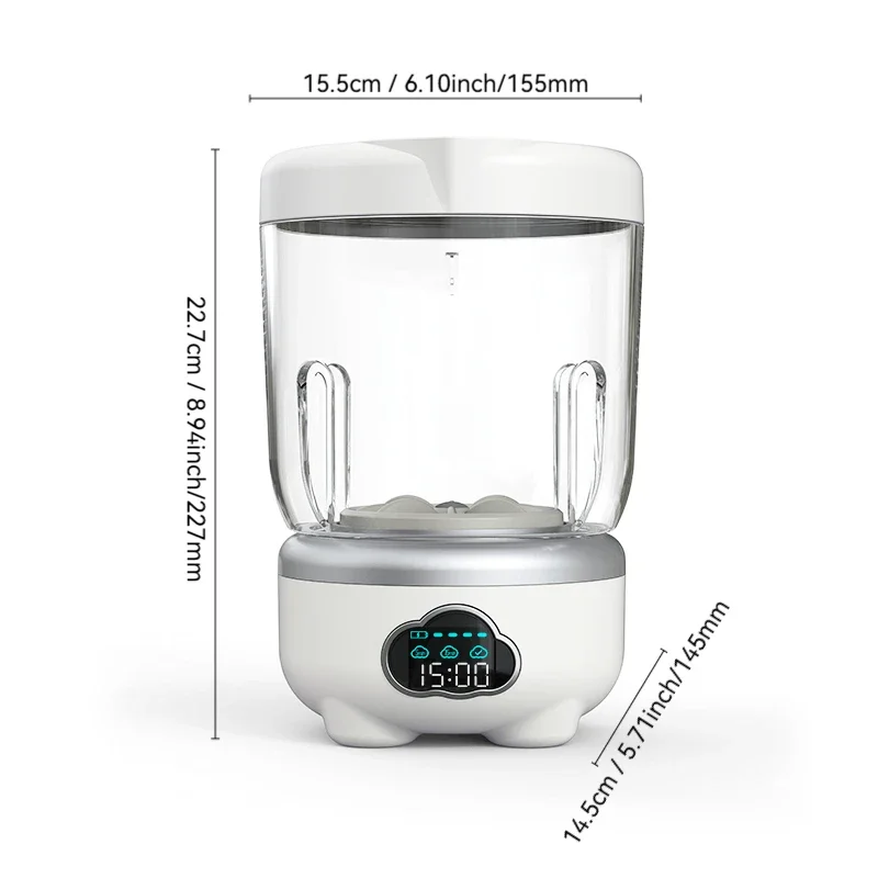 Mini Laundry Cup with Type-C Charging - Travel And Household Use Small Laundry Cup for Dormitory Multi-Mode Feature