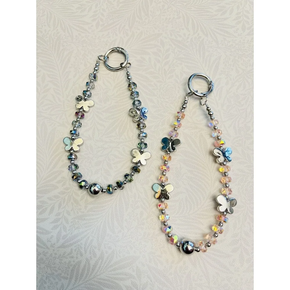 

Ремешок для мобильного телефона, новый браслет-цепочка INS со стразами и бисером, универсальный чехол для телефона, короткий зажим, аксессуары для телефонов