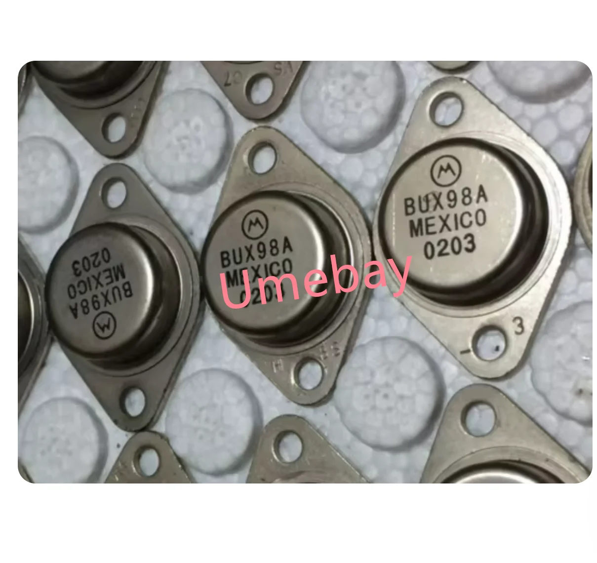 5 pieces, integrated circuits, BUX98A /BUX20 /BUX21 /BUX22/ BUR51 /BUR52 /MJ1021/MJ1023/MJ1022/BUR50 /BUV20/BUV21 /BUT34 /BUT100