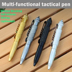Self Defence Tactical Pen Pocket Aluminum Anti skid Military Pen Tungsten steel head Defense Pen Glass Breaker Survival Kit Pens