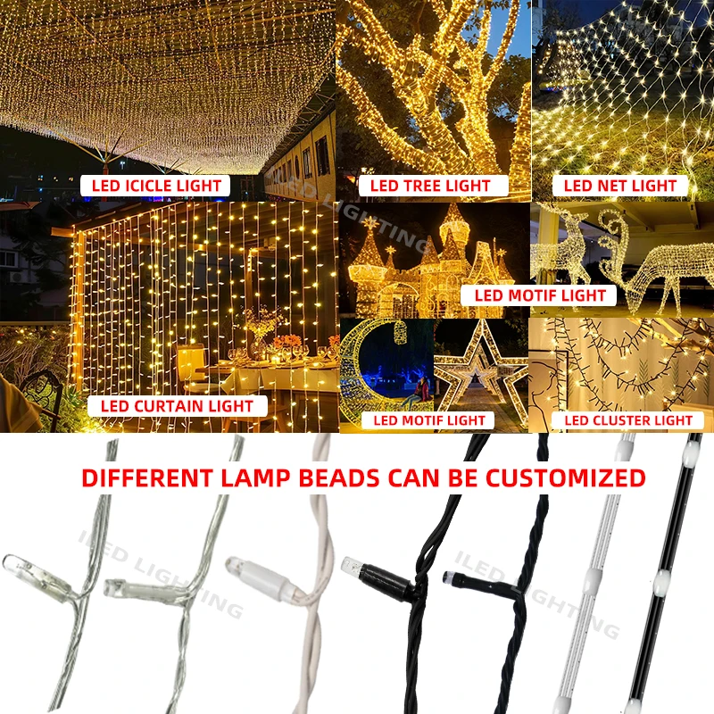 LED Lights Star Lights Festive Decorations Christmas Outdoor Project Lighting
