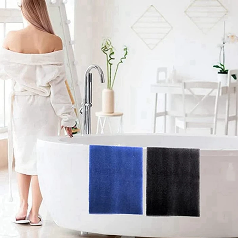 6 Stück Bades chwamm afrikanisches Netz langes Netz Bades chwamm Peeling Dusche Körper wäscher Rücken wäscher Haut glatter