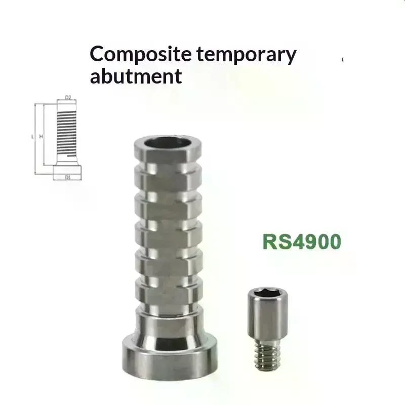 1 Set Prosthetic Screw Retained Abutment Lab Accessories Temporary Cylinder Multi-unit Nobel Biocare