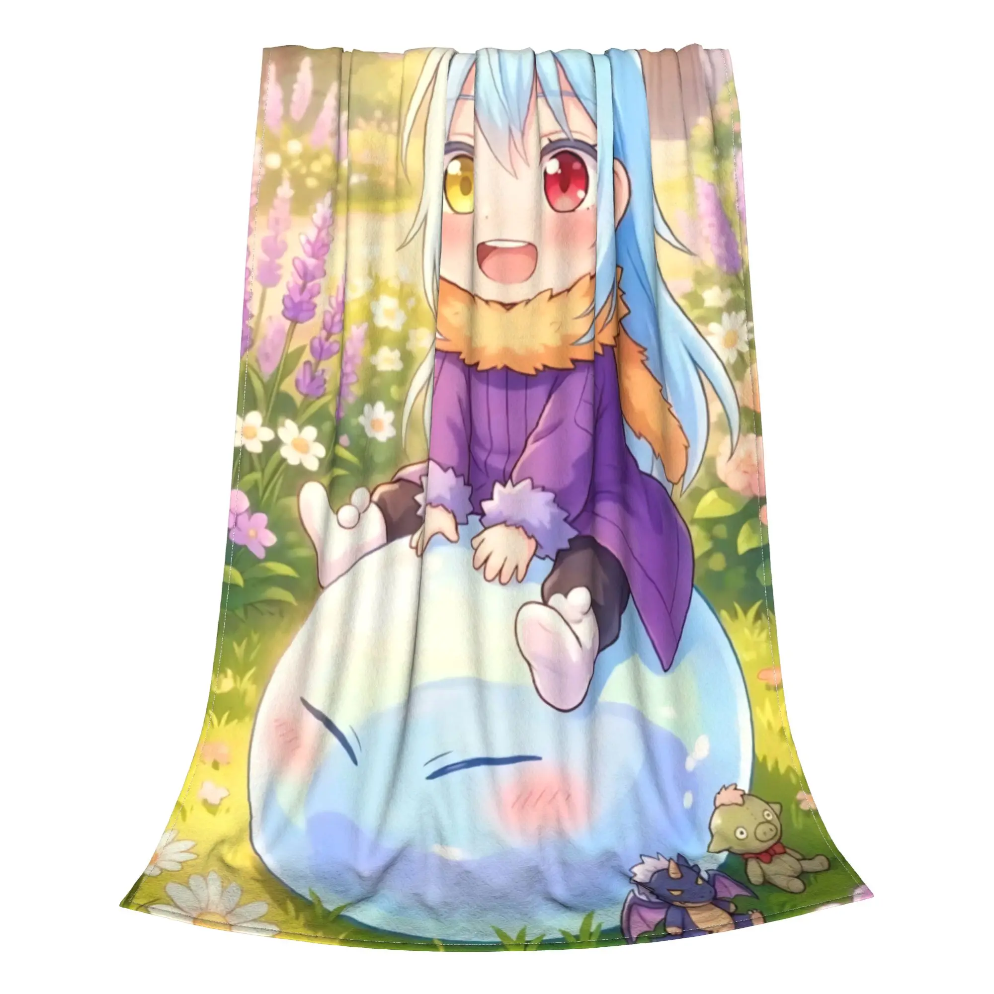 Time I Got Reincarnated as a Slime Blanket AllSeason Multifunction Ultra-Soft Throw Blankets For Bedding Travel Plush Thin Quilt