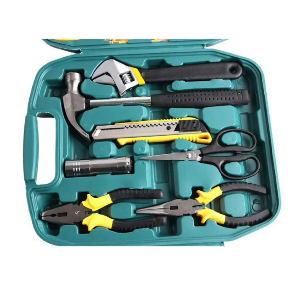 Tape Measurement Kit 27-piece Portable Home Repair Tool Kit Auto Repair Set with Toolbox Essential Hand Tools for Diy Projects