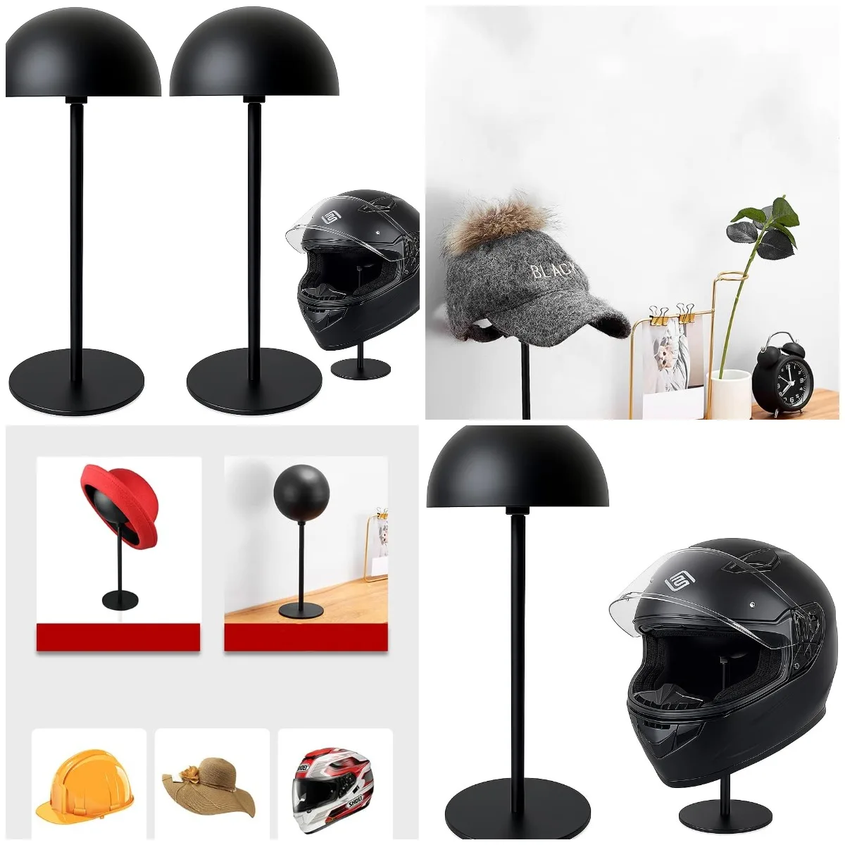 

Подставка для шлема — металлическая вращающаяся подставка для мотоциклов, кепок, шапок и шлемов для регби