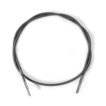 Cable de tubo de Metal tipo Pin recubierto con resorte para amoladora rotativa Dremel, eje Flexible G25, gran valor, 1 ud., 98cm