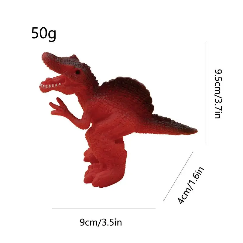 Finger Dinosaur Doll Small Dino Finger Toy Parent-child Interaction TPR Finger Doll Interactive Finger Dinosaur Novel Design Boy