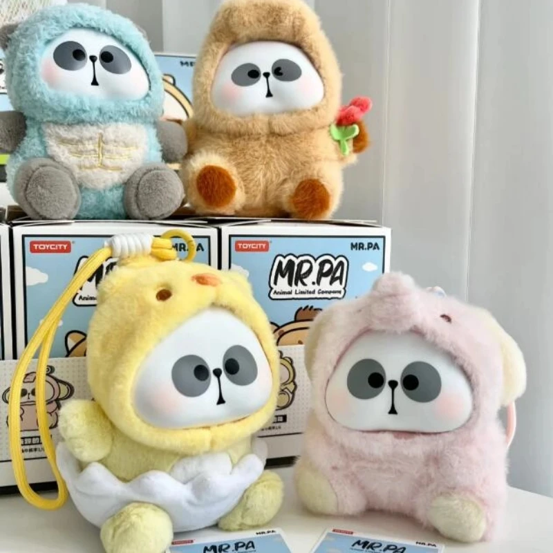 Boneka Panda Plush Blind Box Asli Mr. Pa Little Pa Animal Limited Company, Mainan Boneka Kreatif, Ornamen Kejutan, Figur Hadiah
