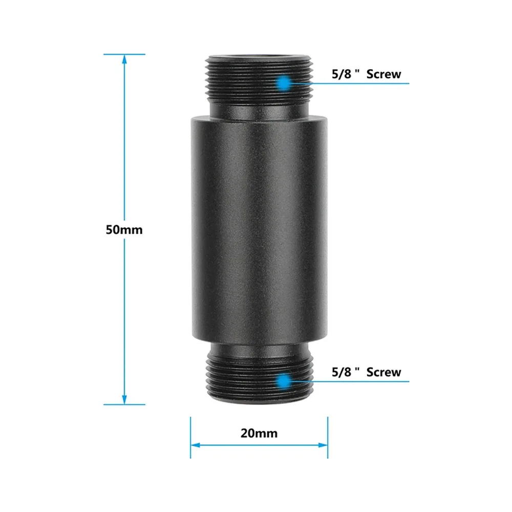 CAMVATE 2インチ マイクロロッド マイクマウント 5/8-27アダプター付き CAMVATE 2インチ マイクロロッド マイクマウント 5/8-27アダプター付き エクステンダー