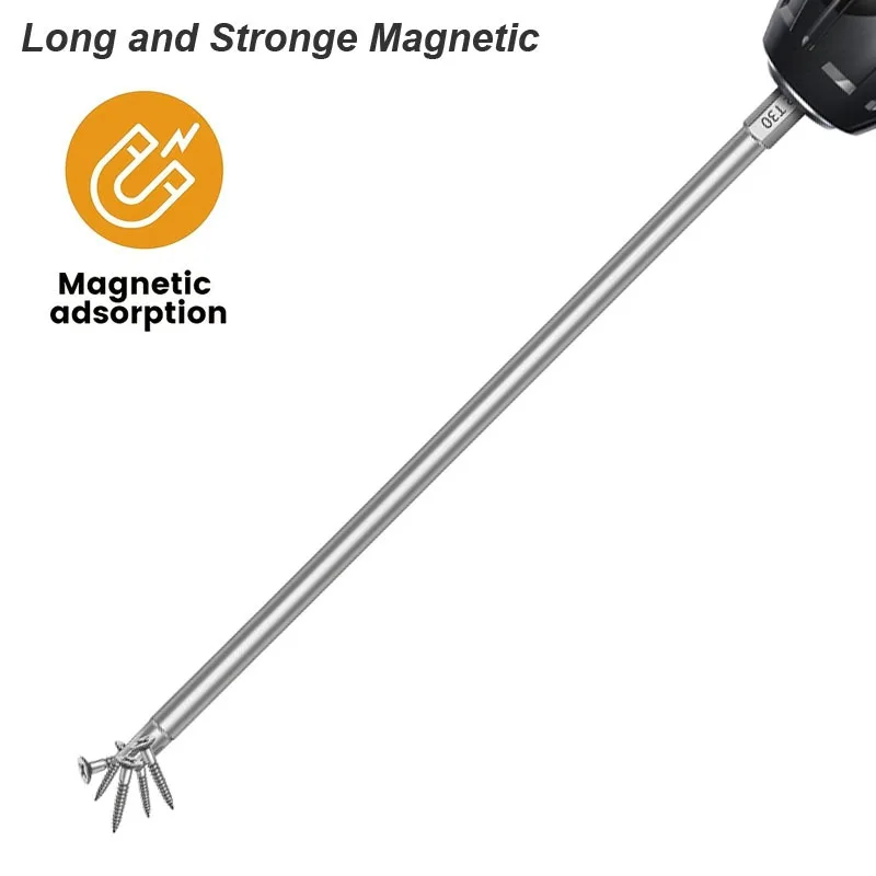 Magnetic Torx Bit Extra Long 200mm Screwdriver Set Security Tamper Proof Star For Electric Power Drill Screw Driver Hex Shank