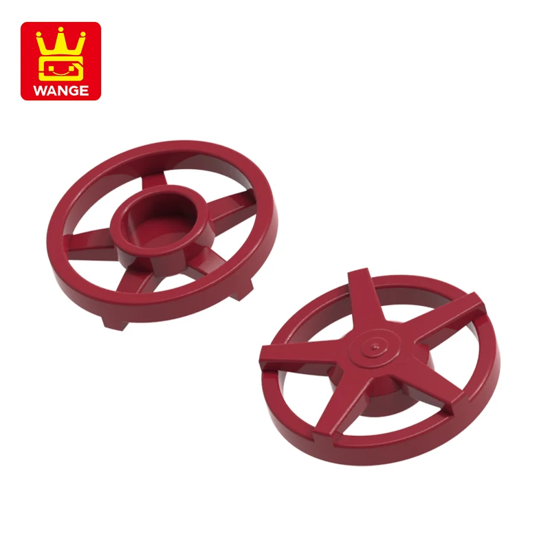 20Pcs/lot NO.18978 Wheel Cover 5 Spoke Block Moc Color Accessories Compatible with Brick DIY Children's Toy Assembly Parts