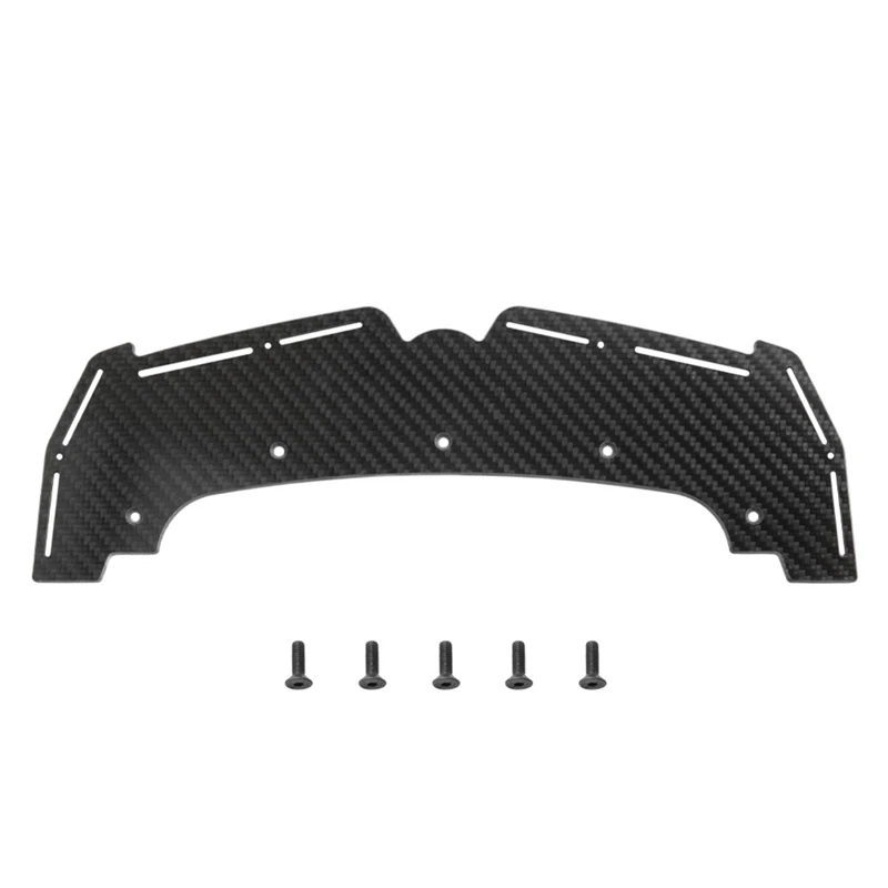 Carbon Fiber Front Bumper Chassis Skid Plate Lower Guard For 1/7 ARRMA LIMITLESS F1 Car Parts