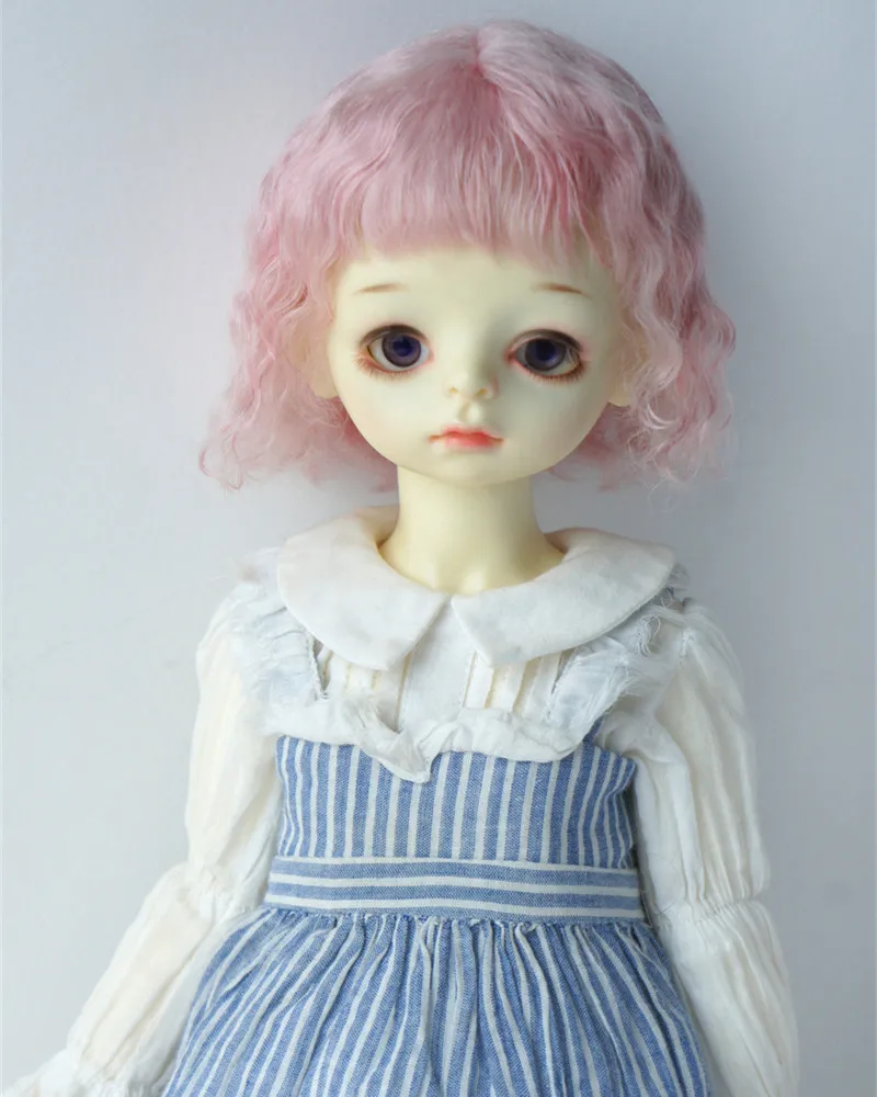 Jusuns YOSD MSD SD DOD Hair  JD693  6-7inch 7-8inch 8-9inch  1/6  1/4 1/3 Short Mini Wave Soft Mohair BJD  Wigs Doll Accessories